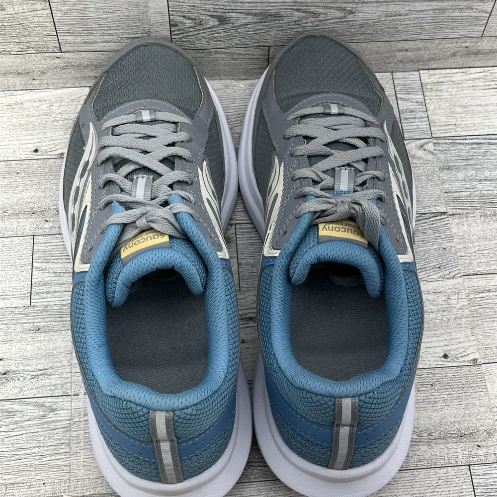 Saucony Cohesion 17 Gray Blue‎ Running Shoes S10943-102 Women Size 9.5